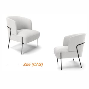 POLTRONA PARA SALA DE RECEPÇÃO ZOE (CAS)